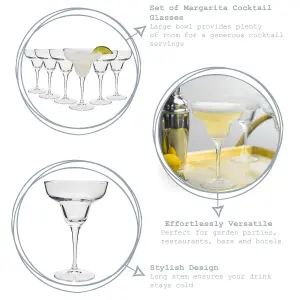 Bormioli Rocco - Ypsilon Margarita Glasses - 330ml - Pack of 6