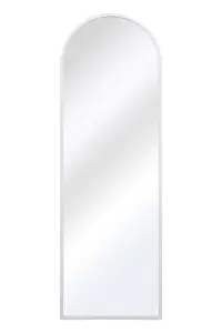 MirrorOutlet The Arcus White Framed Arched Wall Mirror 180CM X 60CM