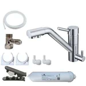 Hommix Venezia 3-Way Tap & Advanced Single Filter Under-sink Drinking Water Filter & Filter Kit