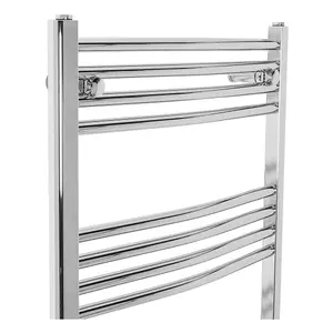 Right Radiators 1600x600 mm Bathroom Curved Heated Towel Rail Radiator Warmer Ladder Chrome