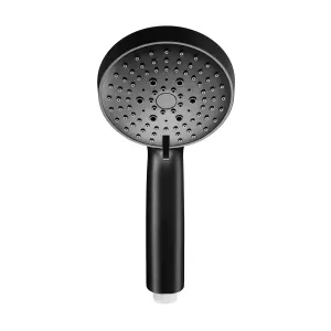 GoodHome Tummel Black 3-spray pattern Shower head, 243mm