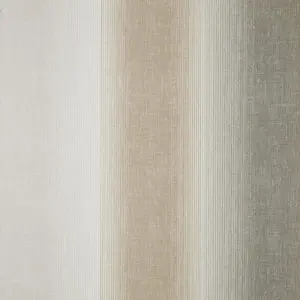 Kirby Stripe Natural Wallpaper Crown Textured Vinyl Cream Beige Modern