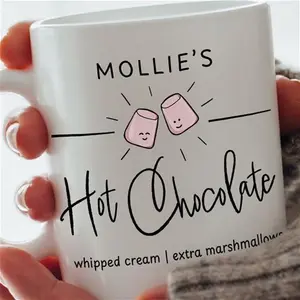 Personalised Name's Hot Chocolate Mug