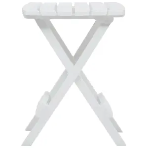 Berkfield Folding Garden Table 45.5x38.5x50 cm White