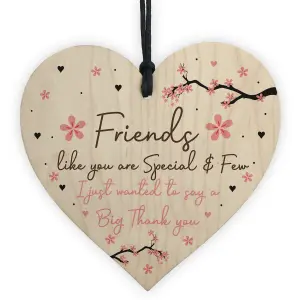 Friendship Gift Wood Heart Best Friend Gift Birthday Gift For Her Women Gift Keepsake