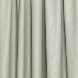 Homescapes Ivory Herringbone Chevron Blackout Curtains Pair Pencil Pleat, 46x90"