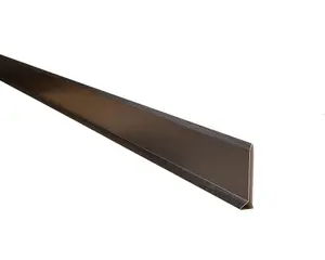 ILCOM Stainless steel Skirting board 60mm x 2700mm - Black Brushed