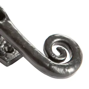 Hammer & Tongs - Curly Tail Window Fastener - Right Handed - W46mm x H108mm - Black