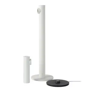 Lucide ANTRIM - Rechargeable Table lamp - Battery - LED Dim. - 1x2,2W 2700K - IP54 - With wireless charging pad - White