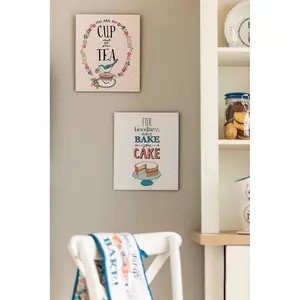 Maison by Premier Pretty Things Bake Some Cake Wall Plaque