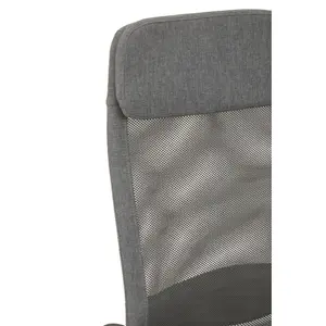 Interiors by Premier Brent Grey Mesh And Fabric Home Office Chair