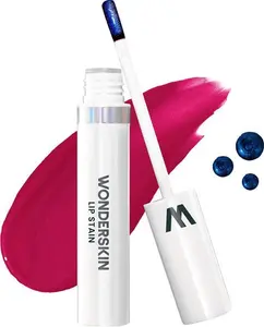 Wonderskin Wonder Blading One Step Lip Stain Masque, Long Lasting Stain & Go Lip Tint Color, Transfer Proof, Matte Finish, Waterproof Formula