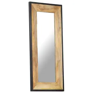 Berkfield Mirror 110x50 cm Solid Mango Wood