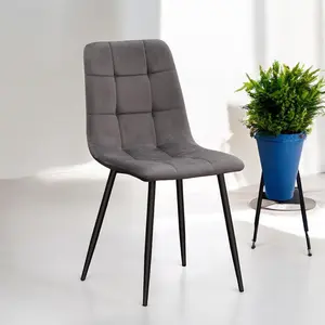 Eyre Upholstered Dining Chair Grey