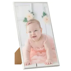 Berkfield Photo Frames Collage 3 pcs for Wall or Table Silver 13x18cm MDF