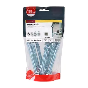 TIMCO Throughbolts Silver - M12 x 140