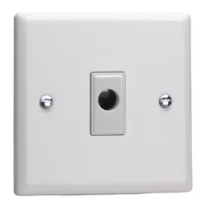 Varilight 16A Flex Outlet Plate Chalk White