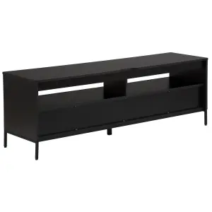 Beliani Modern TV Stand Black SYDNEY