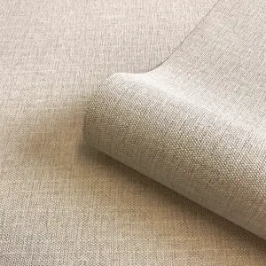 Belgravia Décor Giorgio Beige Fabric Effect Textured Wallpaper