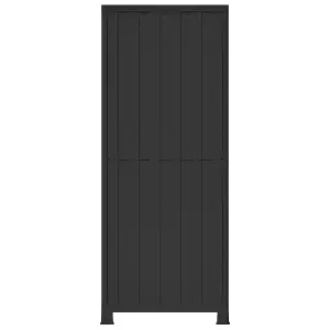 Berkfield Plastic Cabinet 68x39x171.5 cm