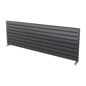 Ximax Vertirad Duplex HWHD1195600A Anthracite Gas Horizontal Designer panel Radiator, (W)1800mm x (H)595mm