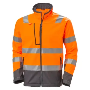 Helly Hansen Workwear Alna 2.0 Softshell Jacket (Orange/Black)  (Large)