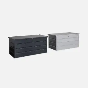 sweeek. Metal garden box 385L Detroit Anthracite 99x61x62 cm