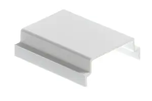 MK White (H)40mm (W)16mm Trunking coupler