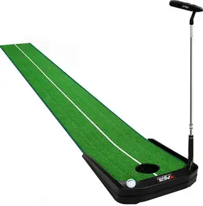 Hillman PGM 3m Golf Putting Trainer Artificial Turf With Electronic Ball Return