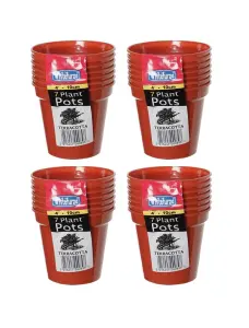 4 Packs of 7 Whitefurze 10cm Seed Pots