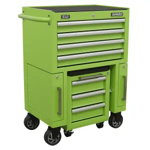 Sealey Heavy Duty 4 Drawers Rollcab With 3 Drawers Utility Seat AP556CSHV