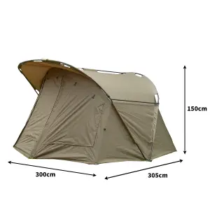 Green Fishing Bivvy Two Person Tent