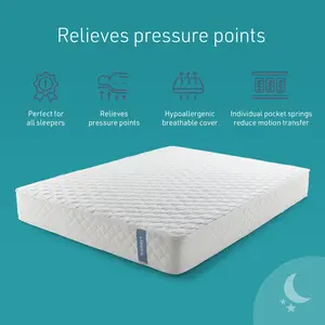 Serenity Hybrid Pocket Sprung & Memory Foam Single (3')