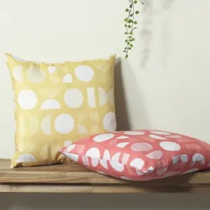 furn. Malmo Scandi Geometric Feather Filled Cushion