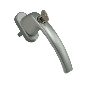 HOPPE Atlanta Aluminium Lockable Aluminium Lockable Tilt and Turn Window Handle - 38mm spindle