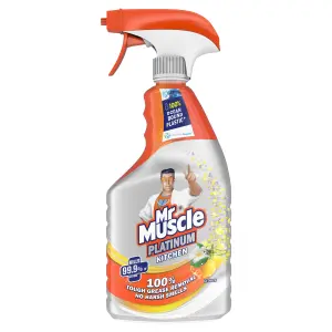 Mr Muscle Platinum Citrus Antibacterial Kitchen Multi-surface Cleaner, 750ml