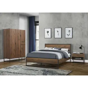 Birlea Houston Small Double Bed Walnut