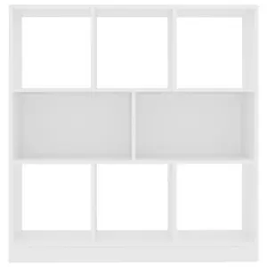 Katara 100cm H x 97.5cm W Standard Bookcase White