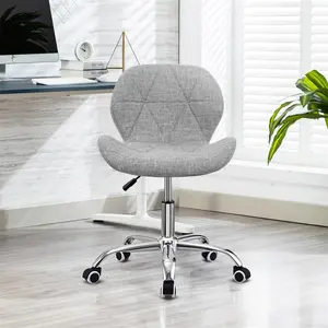 Erltrud Desk Chair Grey / Fabric