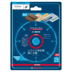 Bosch Expert Carbide Cutting disc 115mm x 1mm x 22.23mm