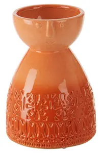 Maison by Premier Mimo Medium Coral Face Vase