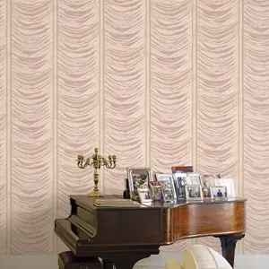 Galerie Opulence Pink Drape Effect Embossed Wallpaper