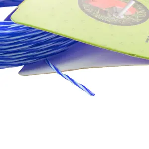 15m x2.00mm of strimmer/trimmer line,blue/white twist line gives you more cutting edge for cleaner and quicker cut