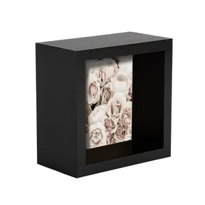 Nicola Spring - 3D Deep Box Photo Frame - 4" x 4"