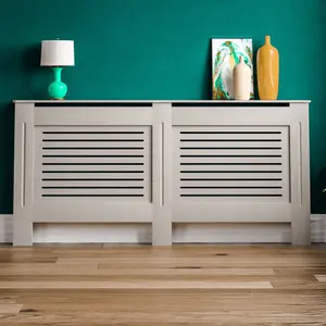 Vida Designs Milton Extra Large Grey MDF Radiator Cover