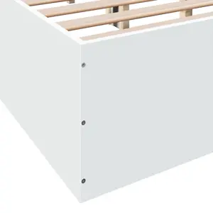 Berkfield Bed Frame without Mattress White 120x200 cm