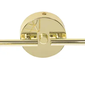 4 Light Spotlight Metal Bar Gold CHENAB