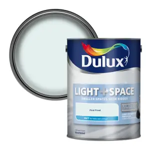 Dulux Light + Space First Frost Matt Wall paint, 5L