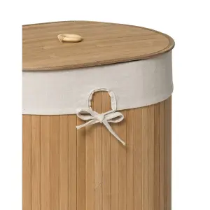 Maison by Premier Kankyo Natural Oval Laundry Hamper