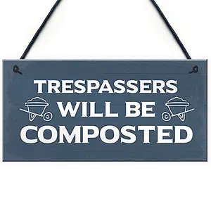 Funny Garden Sign Hanging Wall Door Sign Garden Shed Plaque Home House Sign Outdoor Decoration Signs For Outside